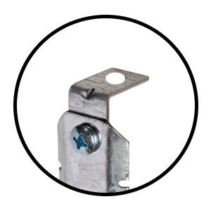 J Hook with 90° Angle Bracket for Threaded Rod