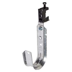 J Hook with Spring Steel Beam Clamp, 360° Rotation