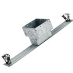4″ Square Electrical Junction Box with Mounting Bracket, W812M Conduit Clip