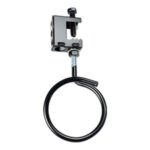 2″ Bridle Ring with Spring Steel Beam Clamp, Bottom Mount, All Black