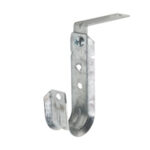 1-5/16" J Hook, 90° Angle Clip, 1/4" Hole, 3" Offset