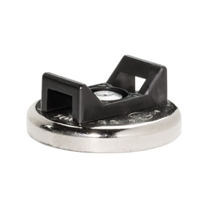 100 lb Magnetic Cable Tie Manager, 0.378, UV, Black