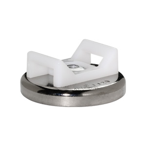 100 lb Magnetic Cable Tie Manager, 0.50, White