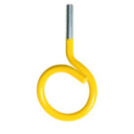 1-1/4" Bridle Ring with 1/4-20 Thread, 1.5" Stem, Yellow