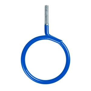 2″ Bridle Ring with 1/4-20 Thread, 1.5″ Stem, Blue