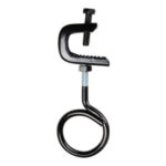 1-1/4" Bridle Ring with Pressed Beam Clamp, Bottom Mount, All Black