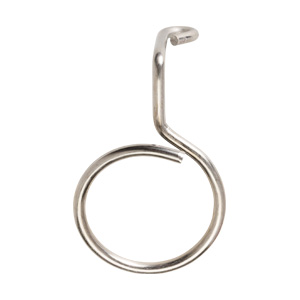 WBR200SMSS 2" 316 Stainless Steel Bridle Ring with Loop Screw Mount