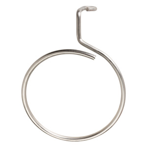 WBR400SMSS 4" 316 Stainless Steel Bridle Ring with Loop Screw Mount