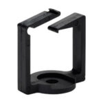 1" Locking Gate Cable Holder, Black