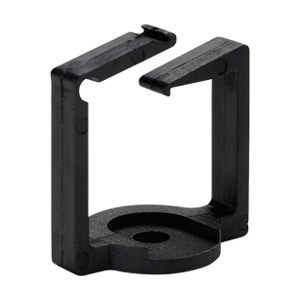 1" Locking Gate Cable Holder, Black
