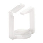 1" Locking Gate Cable Holder, White