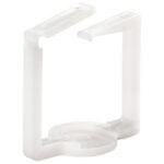 1-1/4" Locking Gate Cable Holder, White