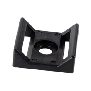 Hook & Loop Cable Tie Mount, Black