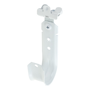 White J Hook with Hammer on Beam Clamp