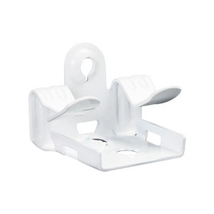 Hammer on Beam Clamp for Bottom Mount, 5/16"-1/2" Flange, White