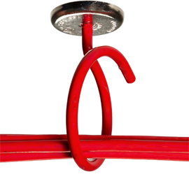 Magnetic Bridle Ring, Red