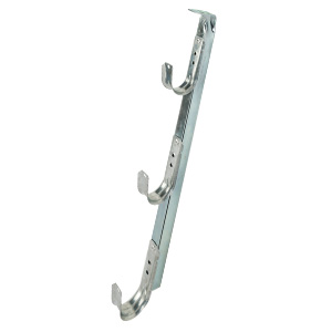 WJHTHD-3JH32SD J Hook Tree, 3x 2" J Hook, 3-Tier, Single-Sided