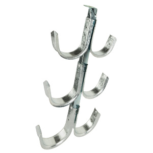 WJHTHD-6JH64DBL J Hook Tree, 6x 4" J Hook, 3 Tier, Double-Sided