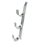 WJHTHDWM-3JH64SD J Hook Tree, Wall-Mount, 3x 4" J Hook, 3-Tier, Single-Sided